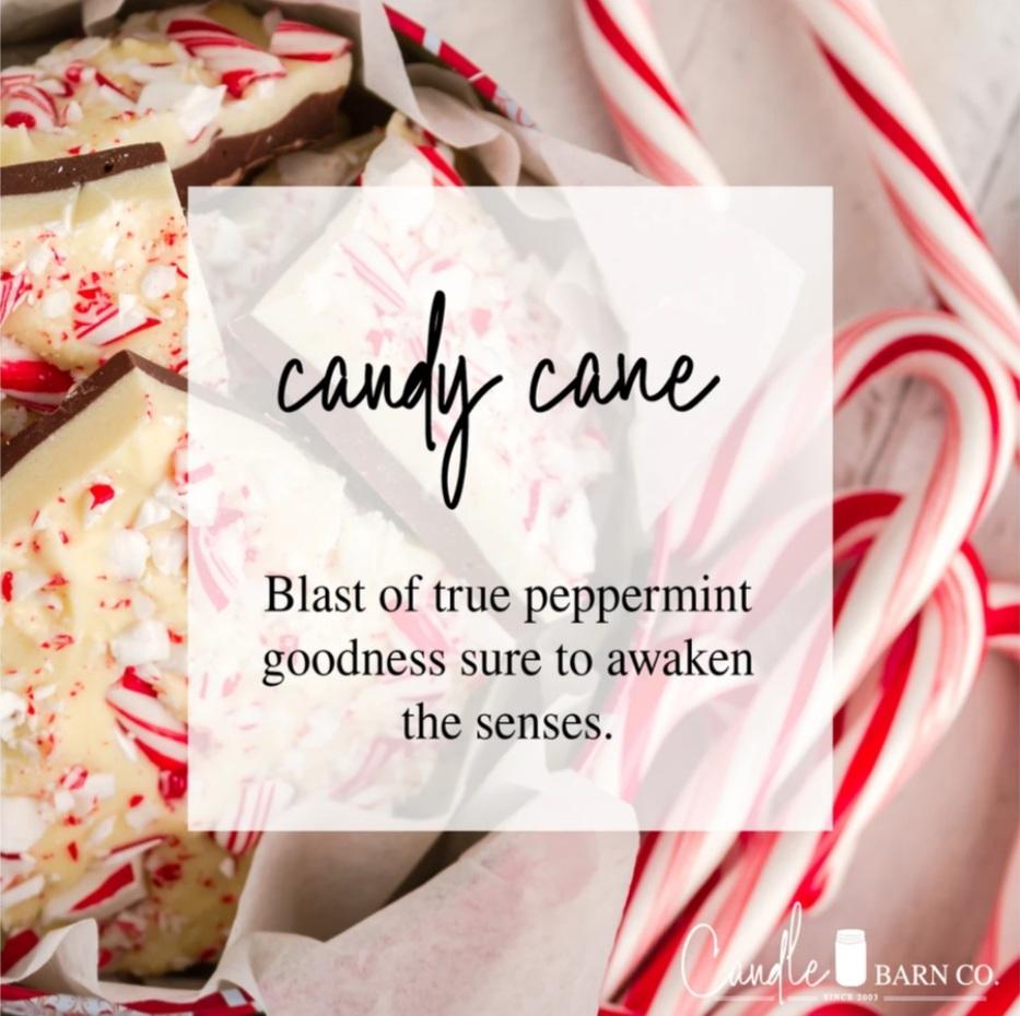 Heart & Soul Btq Candles Candy Cane 8oz. Soy Candle